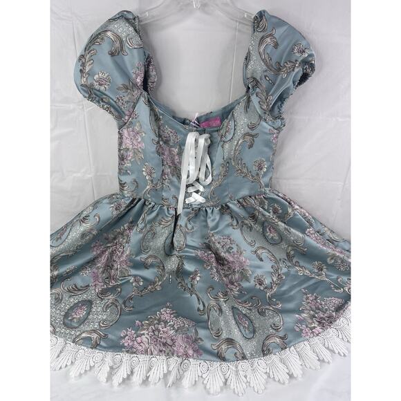 Doll Kill Sugar Thrillz Halloween Costume Cosplay Renaissance Lingerie Dress XL - Picture 3 of 10